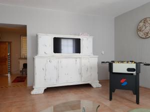 TV a/nebo společenská místnost v ubytování Spreewald Ferienwohnung Lübben