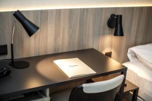 TV a/nebo společenská místnost v ubytování Hotel Rajka