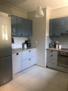 Kuchyňa alebo kuchynka v ubytovaní Athens-Glyfada apartment