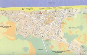 a map of the city of pampanca at De Panne Plaza in De Panne