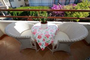 Balkón nebo terasa v ubytování Villa Grozdic