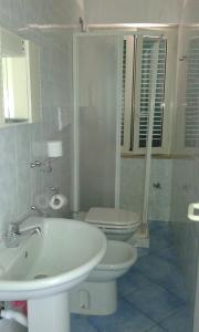 Ванная комната в Cilento Pixous Casa Vacanza