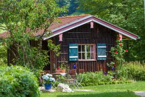 Zahrada ubytování Pension Waldklause, Doppelzimmer mit Balkon, Dusche, WC