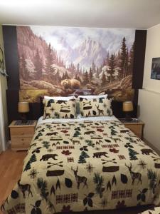 Krevet ili kreveti u jedinici u objektu Silvern Lake Trail Bed and Breakfast