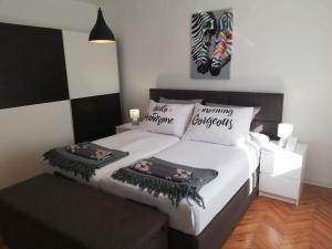 Cama o camas de una habitación en Apartment Karlovačka 51