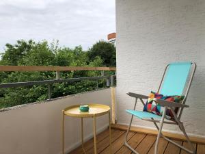 Ein Balkon oder eine Terrasse in der Unterkunft Fi-Suiten