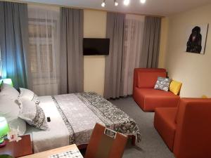 Posezení v ubytování ELG Rooms