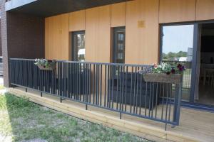 Balkón nebo terasa v ubytování Kotkapoja Apartment