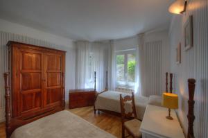 A bed or beds in a room at Appartamento in Villa a 5 KM dal mare