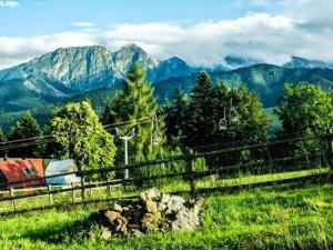 コシチェリスコにあるBacowa Chataの山の山の山積