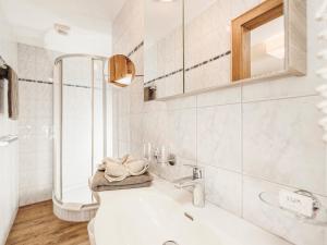 Koupelna v ubytování Gästehaus Oblasser