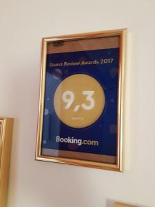 Certifikát, hodnocení, plakát nebo jiný dokument vystavený v ubytování Apartments Toni