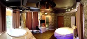 Koupelna v ubytování Bonita Grand Hotel