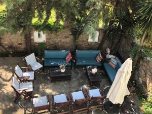 Istumisnurk majutusasutuses Thalassa Hotel
