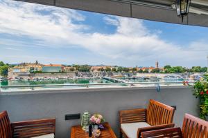 Balkón nebo terasa v ubytování Apartment Skadenca