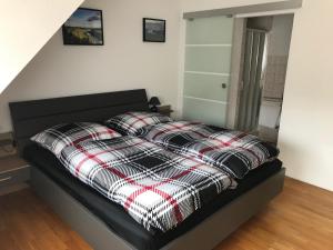 Postel nebo postele na pokoji v ubytování Beim Winzer