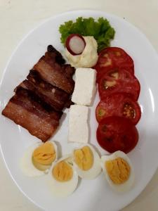 Comida en o cerca de este hostal o pensión