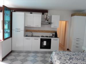 Kuchyň nebo kuchyňský kout v ubytování mini loft galeazze
