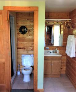 Koupelna v ubytování Homer Floatplane Lodge