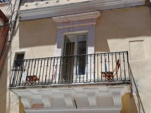 Ein Balkon oder eine Terrasse in der Unterkunft Garibaldina