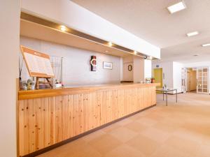 Lobbyn eller receptionsområdet på Shiga Kogen Olympic Hotel