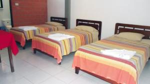Postel nebo postele na pokoji v ubytování Hotel Ambaibo