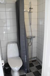 Koupelna v ubytování Rönnås Lada