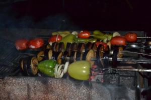 Grillaðstaða í boði fyrir gesti á hostelinu