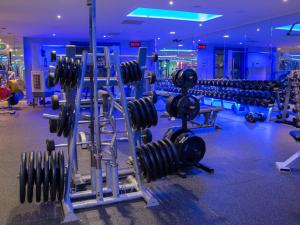 Fitness centrum a/nebo fitness zařízení v ubytování The Connacht Hotel