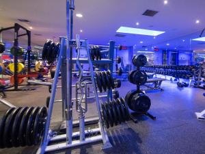 Fitness centrum a/nebo fitness zařízení v ubytování The Connacht Hotel