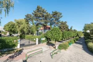 Zahrada ubytování Meduza Sopot