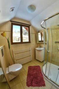 Phòng tắm tại Słoneczne Domki