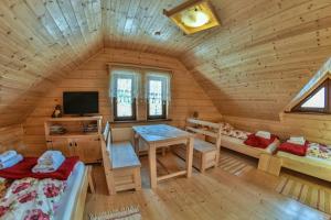 TV/trung tâm giải trí tại Słoneczne Domki