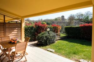Zahrada ubytování Residence Terme Di Sorano