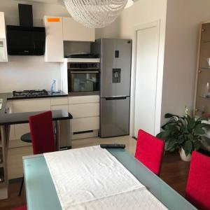 Kuchyň nebo kuchyňský kout v ubytování Apartment Vesna