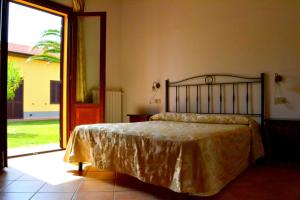 Katil atau katil-katil dalam bilik di Agriturismo il Tripesce