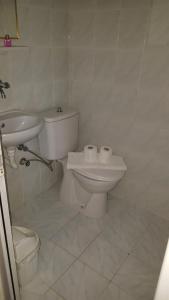 Koupelna v ubytování Hotel Berlin