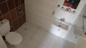 Koupelna v ubytování Hotel Berlin