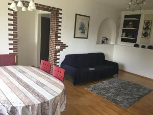 Una cama o camas en una habitación de Ferienhaus Miklin