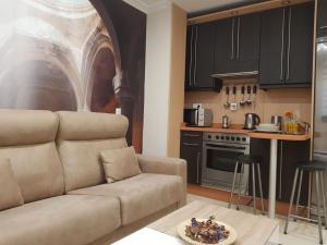 Kuchyň nebo kuchyňský kout v ubytování Apartamento Ciudad del Tajo