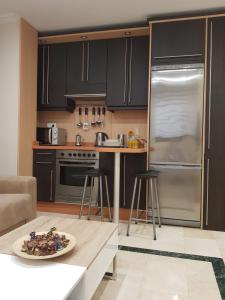 Kuchyň nebo kuchyňský kout v ubytování Apartamento Ciudad del Tajo