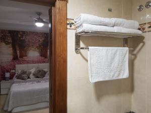 Postel nebo postele na pokoji v ubytování Apartamento Ciudad del Tajo