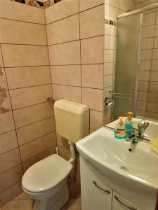 Ein Badezimmer in der Unterkunft Charming Hill Apartment