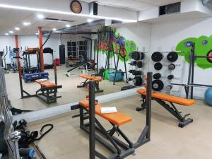 Fitness centrum a/nebo fitness zařízení v ubytování Lovely studio fully equiped in Costa Adeje