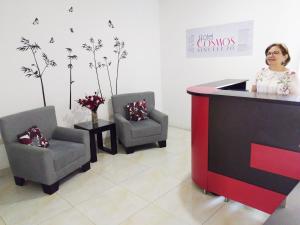 Χώρος καθιστικού στο Hotel Cosmos Sincelejo
