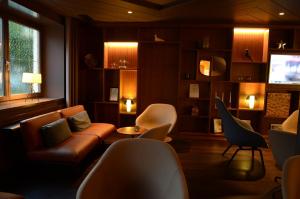 Lounge nebo bar v ubytování Gasthof zum Bad