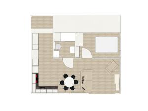 Plan piętra w obiekcie Impresja 42 Apartament z garażem