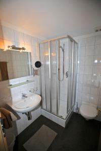 Kúpeľňa v ubytovaní Seeapart Pöder