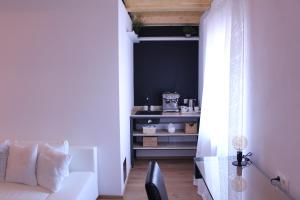 Predel za sedenje v nastanitvi Apartmány Ztracená