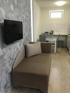 Kuchyň nebo kuchyňský kout v ubytování Kristály apartmanok